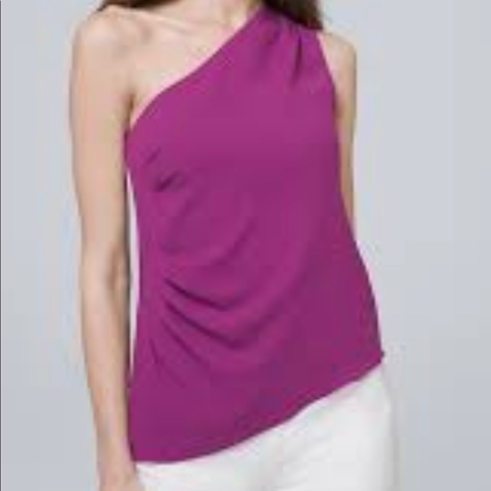 Size 4 brand new WHBM one shoulder top